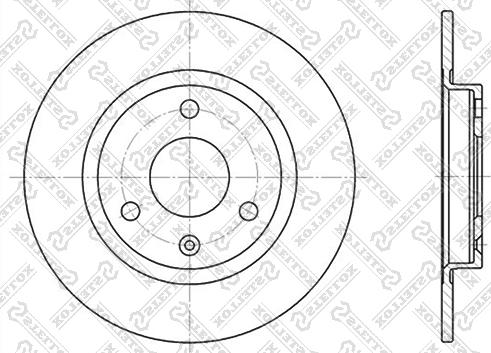 Stellox 6020-9917-SX - Kočioni disk www.molydon.hr