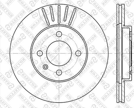 Stellox 6020-9934V-SX - Kočioni disk www.molydon.hr