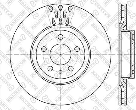 Stellox 6020-9925V-SX - Kočioni disk www.molydon.hr