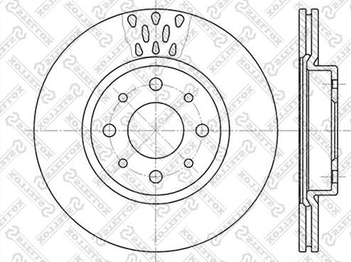 Stellox 6020-9921V-SX - Kočioni disk www.molydon.hr