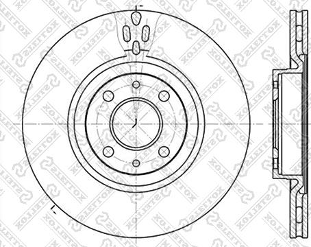 Stellox 6020-9923V-SX - Kočioni disk www.molydon.hr