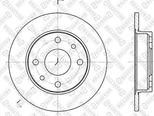 Stellox 6020-9922-SX - Kočioni disk www.molydon.hr