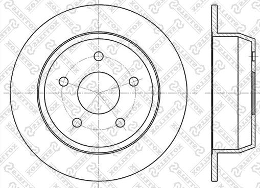 Stellox 6020-9304-SX - Kočioni disk www.molydon.hr