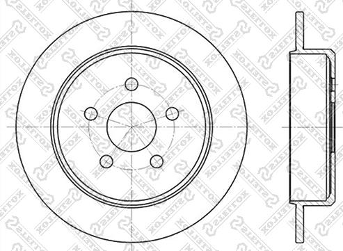 Stellox 6020-9310-SX - Kočioni disk www.molydon.hr