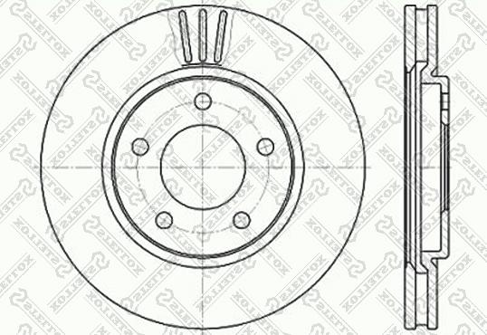 Stellox 6020-9313V-SX - Kočioni disk www.molydon.hr