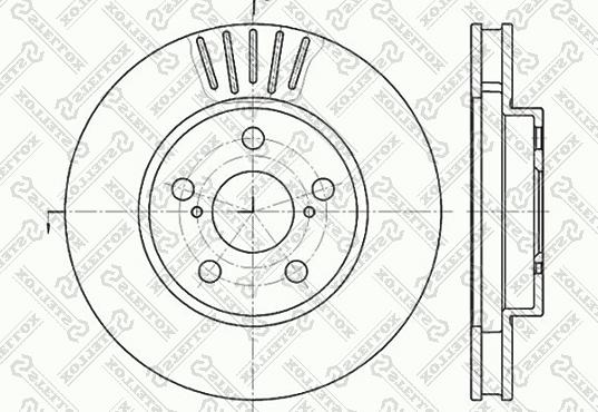 Stellox 6020-4544V-SX - Kočioni disk www.molydon.hr