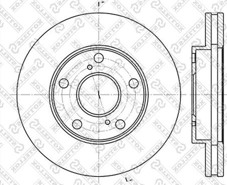 Stellox 6020-4547V-SX - Kočioni disk www.molydon.hr