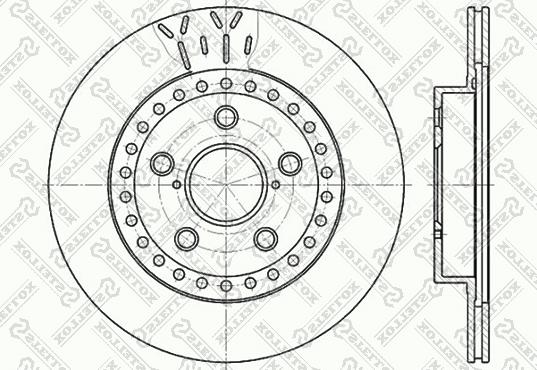 Stellox 6020-4562V-SX - Kočioni disk www.molydon.hr