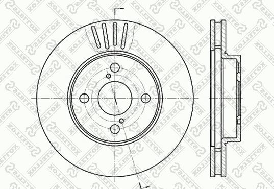 Stellox 6020-4582V-SX - Kočioni disk www.molydon.hr