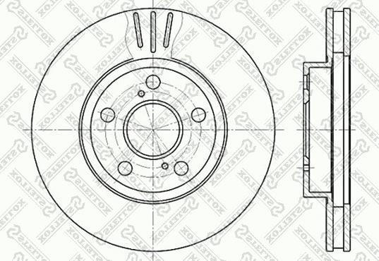 Stellox 6020-4539V-SX - Kočioni disk www.molydon.hr