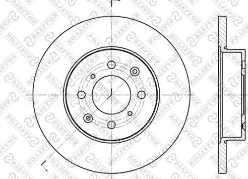 Stellox 6020-4012-SX - Kočioni disk www.molydon.hr