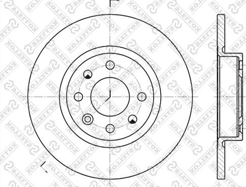 Stellox 6020-4823-SX - Kočioni disk www.molydon.hr