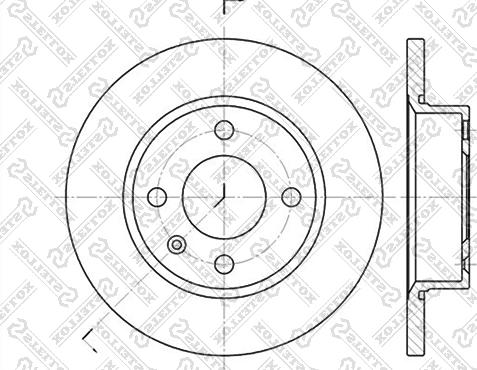 Stellox 6020-4305-SX - Kočioni disk www.molydon.hr