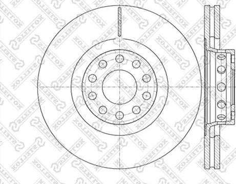 Stellox 6020-4791V-SX - Kočioni disk www.molydon.hr