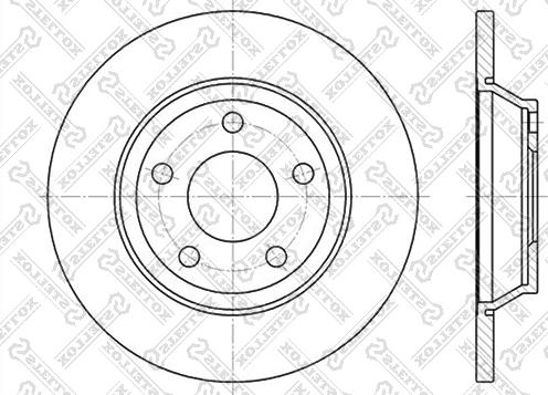 Stellox 6020-4745-SX - Kočioni disk www.molydon.hr