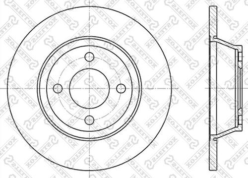 Stellox 6020-4741-SX - Kočioni disk www.molydon.hr