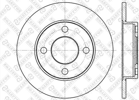 Stellox 6020-4748-SX - Kočioni disk www.molydon.hr