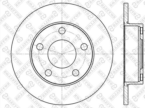 Stellox 6020-4747-SX - Kočioni disk www.molydon.hr