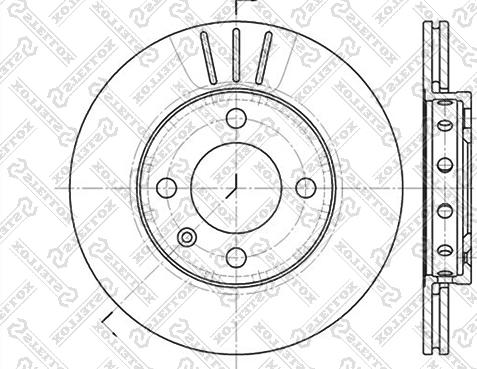 Stellox 6020-4756V-SX - Kočioni disk www.molydon.hr