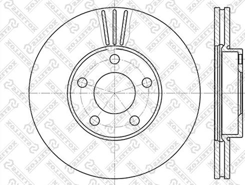 Stellox 6020-4765V-SX - Kočioni disk www.molydon.hr