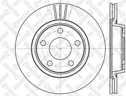 Stellox 6020-4762V-SX - Kočioni disk www.molydon.hr