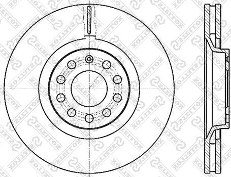 Stellox 6020-47107V-SX - Kočioni disk www.molydon.hr