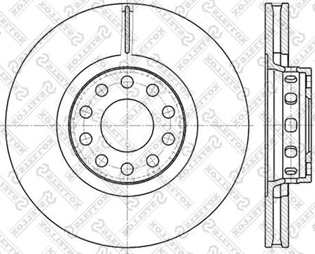 Stellox 6020-4780V-SX - Kočioni disk www.molydon.hr