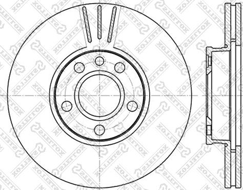 Stellox 6020-4783V-SX - Kočioni disk www.molydon.hr