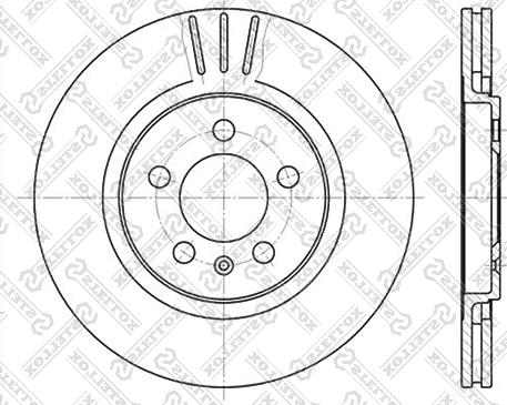 Stellox 6020-4735V-SX - Kočioni disk www.molydon.hr