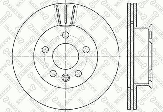 Stellox 6020-4733V-SX - Kočioni disk www.molydon.hr