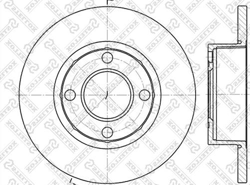 Stellox 6020-4737-SX - Kočioni disk www.molydon.hr