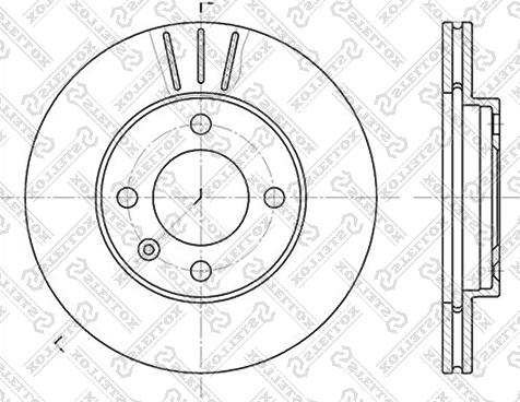 Stellox 6020-4724V-SX - Kočioni disk www.molydon.hr