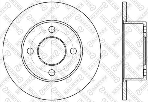 Stellox 6020-4723-SX - Kočioni disk www.molydon.hr