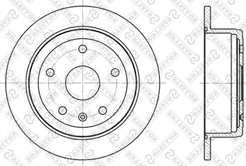 Stellox 6020-5005-SX - Kočioni disk www.molydon.hr