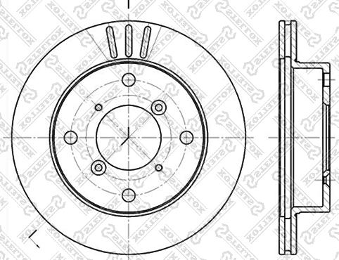 Stellox 6020-5205V-SX - Kočioni disk www.molydon.hr