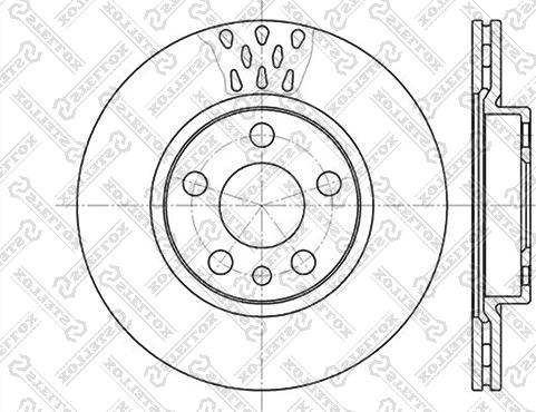 Stellox 6020-1923V-SX - Kočioni disk www.molydon.hr