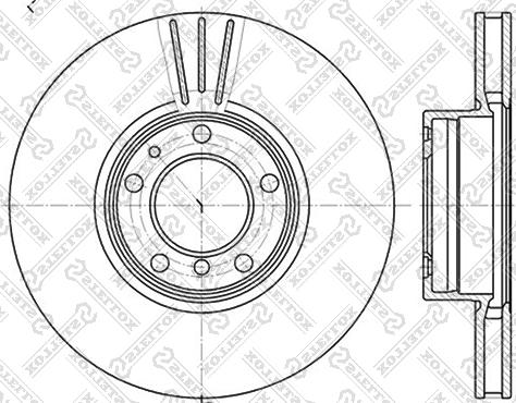 Stellox 6020-1544V-SX - Kočioni disk www.molydon.hr