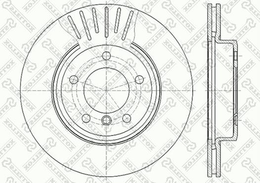 Stellox 6020-1540V-SX - Kočioni disk www.molydon.hr