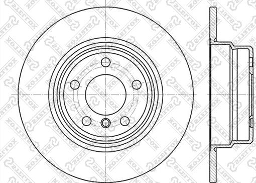 Stellox 6020-1548-SX - Kočioni disk www.molydon.hr