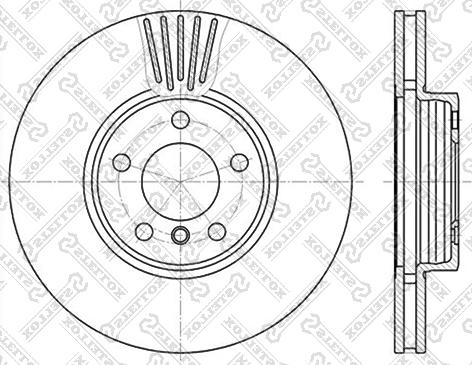 Stellox 6020-1547V-SX - Kočioni disk www.molydon.hr