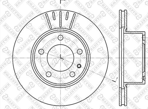 BENDIX 561186 B - Kočioni disk www.molydon.hr