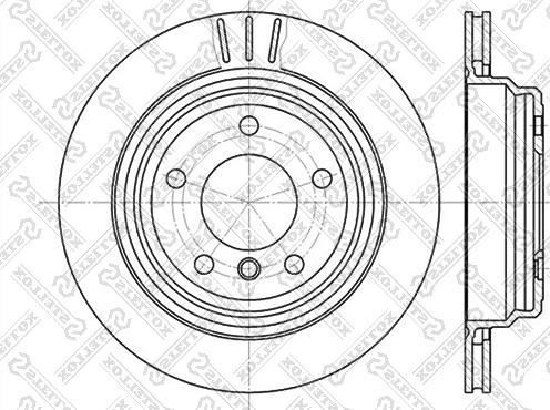 Stellox 6020-1539V-SX - Kočioni disk www.molydon.hr