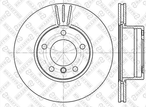 Stellox 6020-1536V-SX - Kočioni disk www.molydon.hr