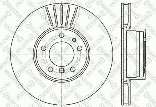 Stellox 6020-1532V-SX - Kočioni disk www.molydon.hr