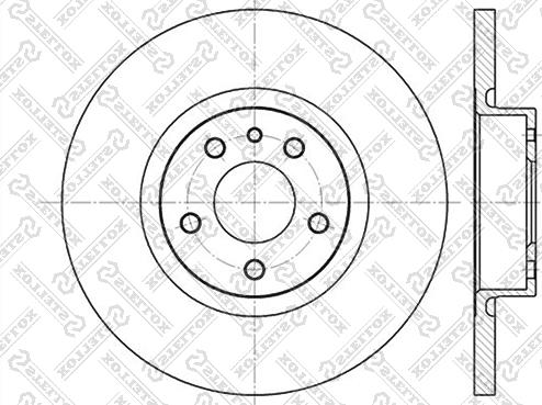 Stellox 6020-1017-SX - Kočioni disk www.molydon.hr