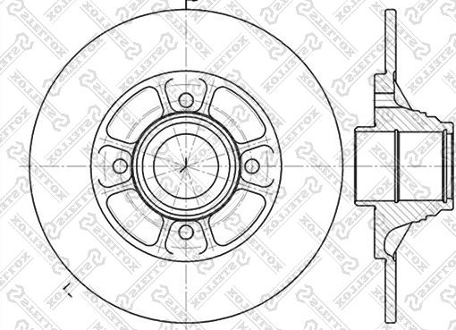 Stellox 6020-3918-SX - Kočioni disk www.molydon.hr