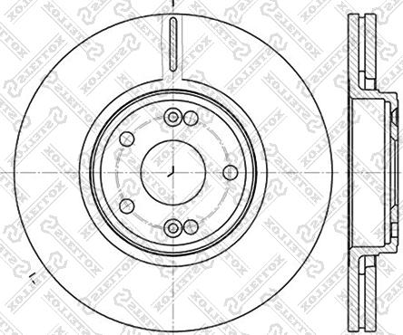 Stellox 6020-3932V-SX - Kočioni disk www.molydon.hr