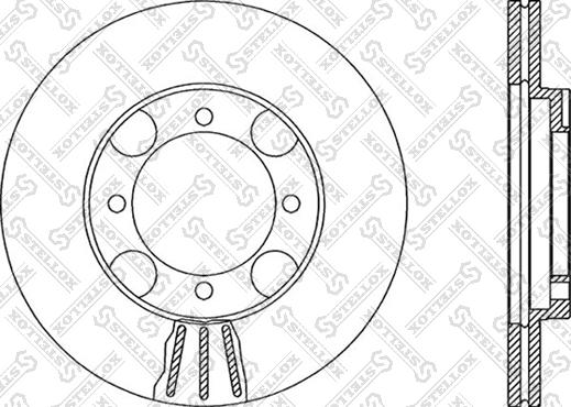 Stellox 6020-3408V-SX - Kočioni disk www.molydon.hr