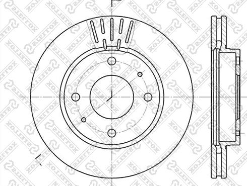 Stellox 6020-3411V-SX - Kočioni disk www.molydon.hr