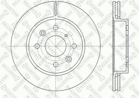 Stellox 6020-3501V-SX - Kočioni disk www.molydon.hr